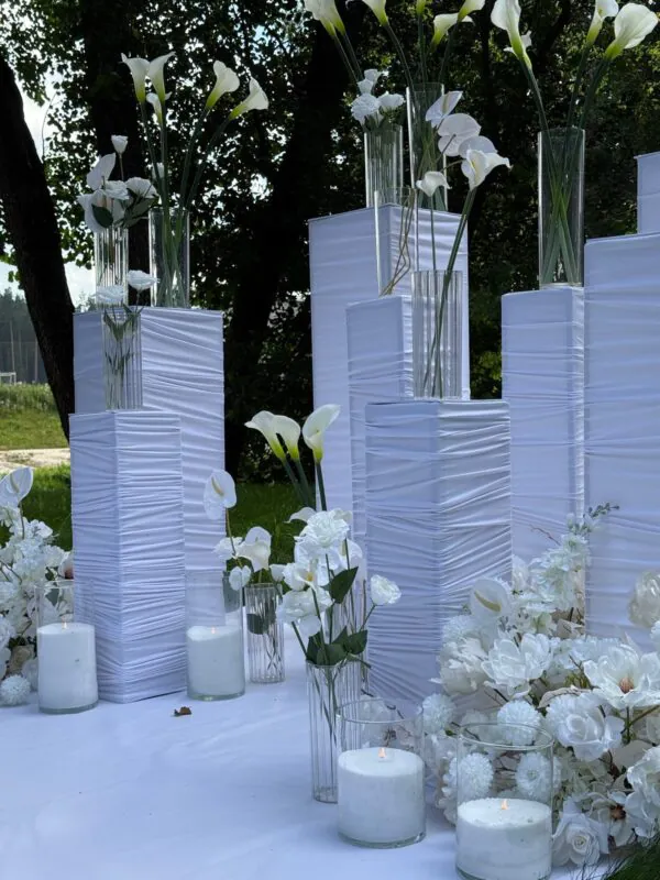 Свадьба в «Мирном» — белые каллы, оформление G Flowers — фото 3