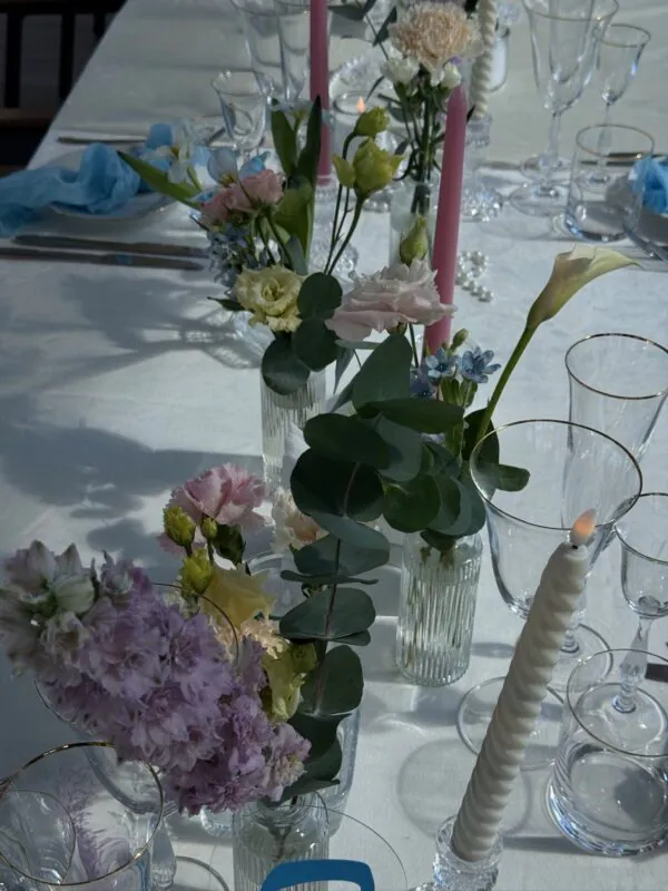 Свадьба в «Звезде Юга» — лаванда и голубой, оформление G Flowers — фото 8