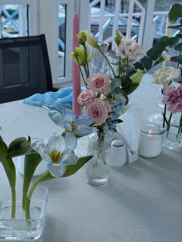 Свадьба в «Звезде Юга» — лаванда и голубой, оформление G Flowers — фото 12